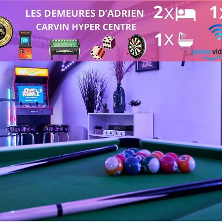 Ferienwohnung Gameclub - Les Demeures D'Adrien Carvin Exterior foto